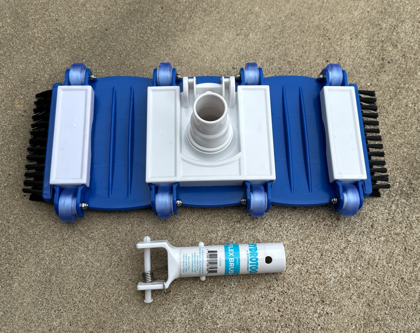 Swimline HydroTools 8165 Swimming Pool Flexible Weighted Vacuum Head w/ Brushes