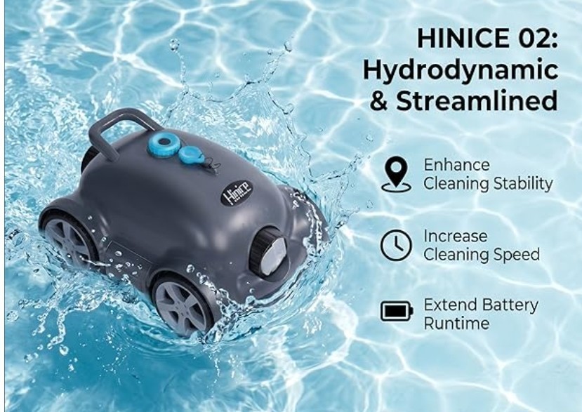 Robotic Pool Cleaner🌞 Automatic Pool Vac☀️ Cordless Pool Vacuum🌴 BIG 40w Motor