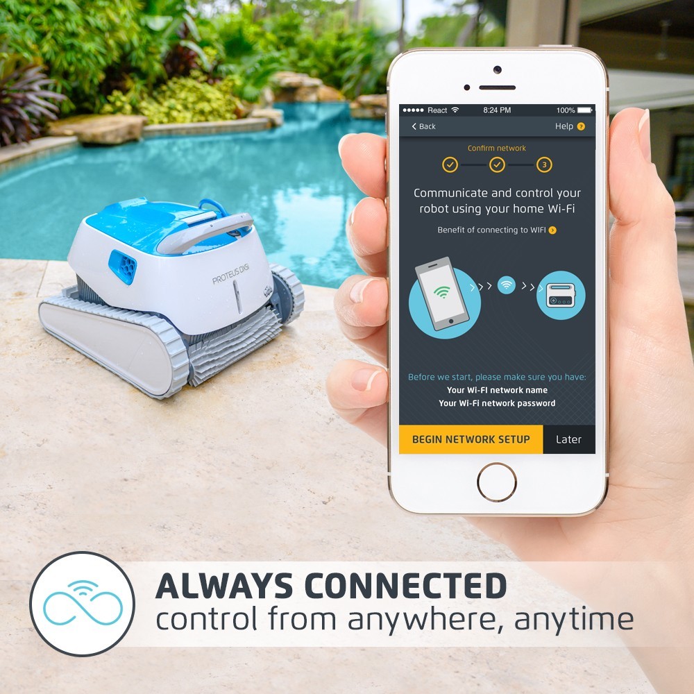 Dolphin Proteus DX5i robotic pool cleaner 88886212-LSWIF