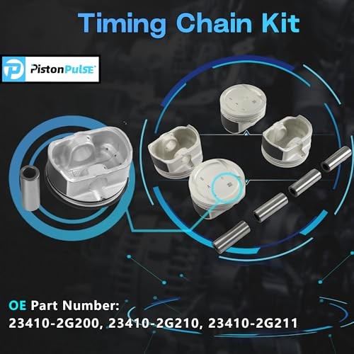 G4KE 2.4 Overhaul Rebuild Kit w/Crankshaft Pistons & Con-Rod Fit for Hyundai