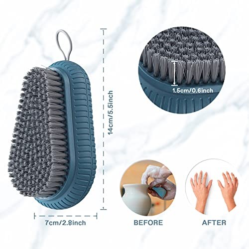 Blue Heavy Duty Nail Brush Fingernail Scrub Brush – Stiff Hand Wash – Heavy Duty