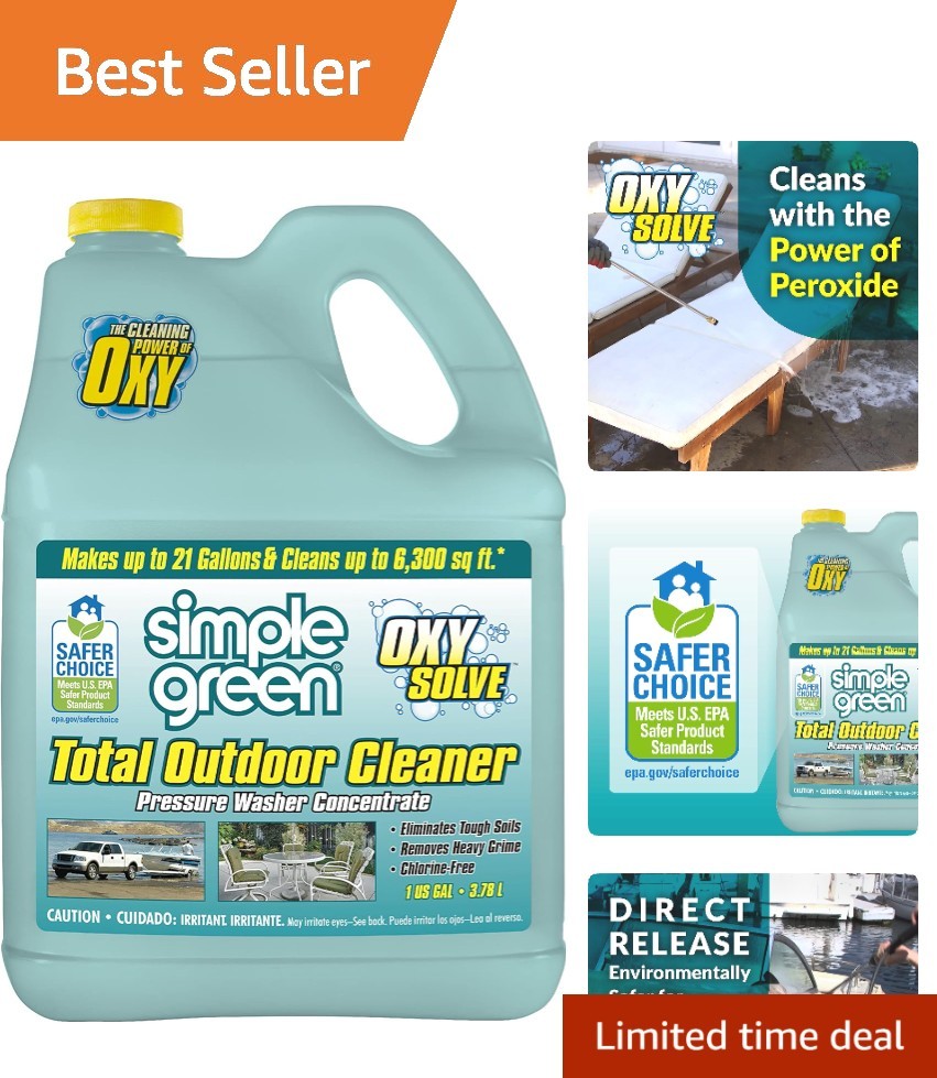 Oxy Solve Outdoor Pressure Washer Cleaner – Effective & Family-Safe Formula