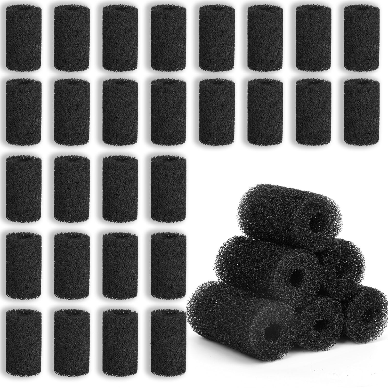 30PCS Hose Tail Scrubber Foam Sponges for Polaris Pool Cleaners 1803900
