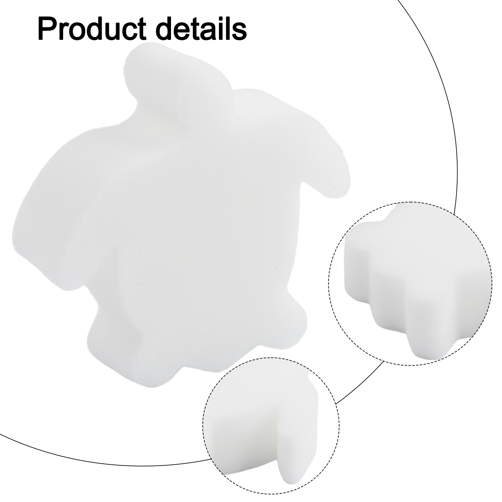 Turtle Shaped Cleaning Sponge Set of 10 for Pools and Inflatable Hot Tubs