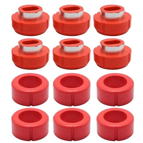 12 Pcs 7-108 Body Mount Bushing Kit, Replacement for Chevy C10 C20,