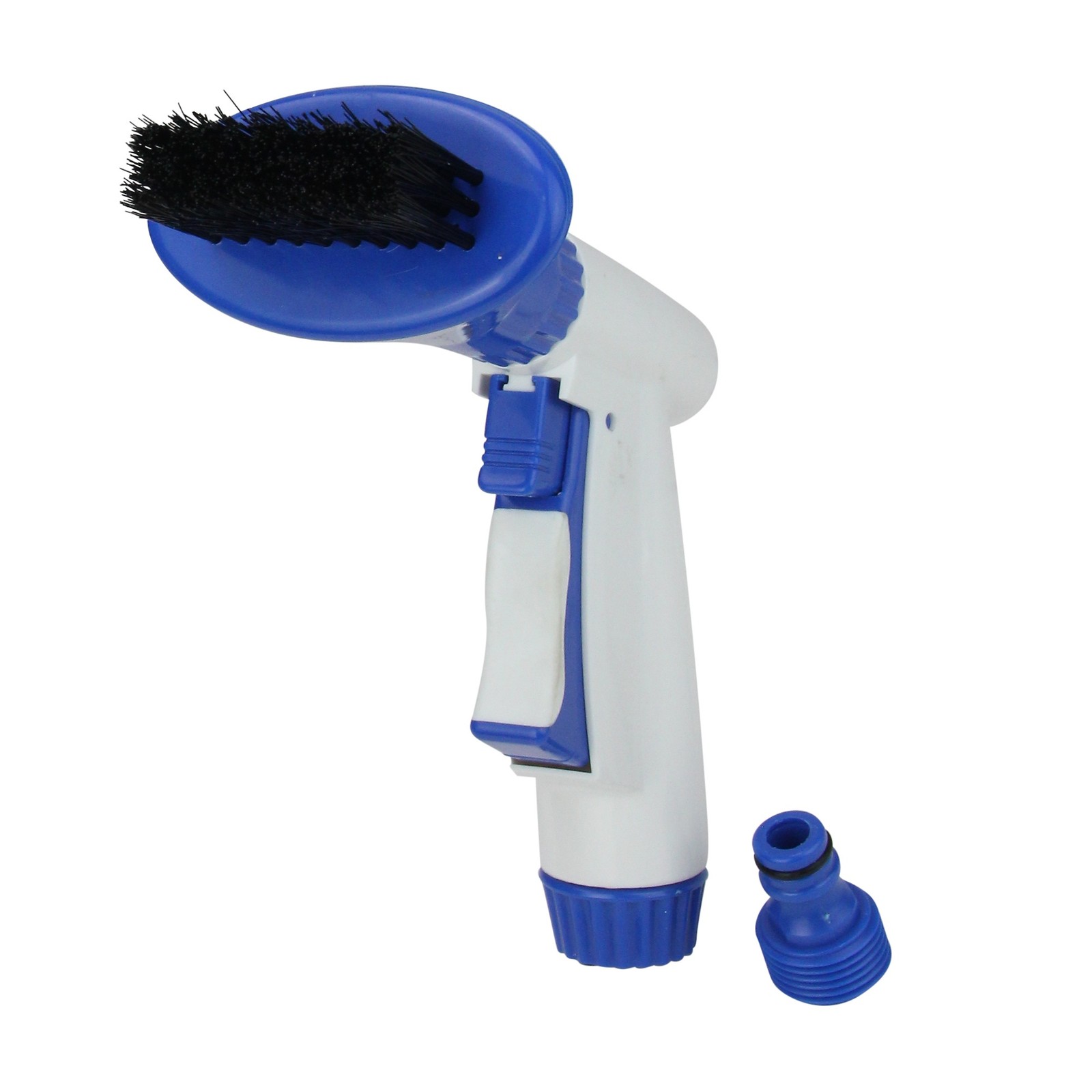 Pool Central 8IN Blue and White Swimming Pool Filter Cleaning Spray Brush Head