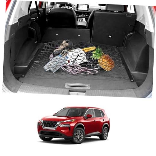 Trunk Mesh Cargo Net for 2026 2025 2024 2023 2022 2021, Floor Nissan Rogue