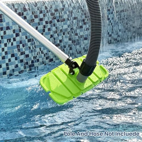 Pool Vacuum Head with Brush,Weighted & Flexible Body,for Inground/Above