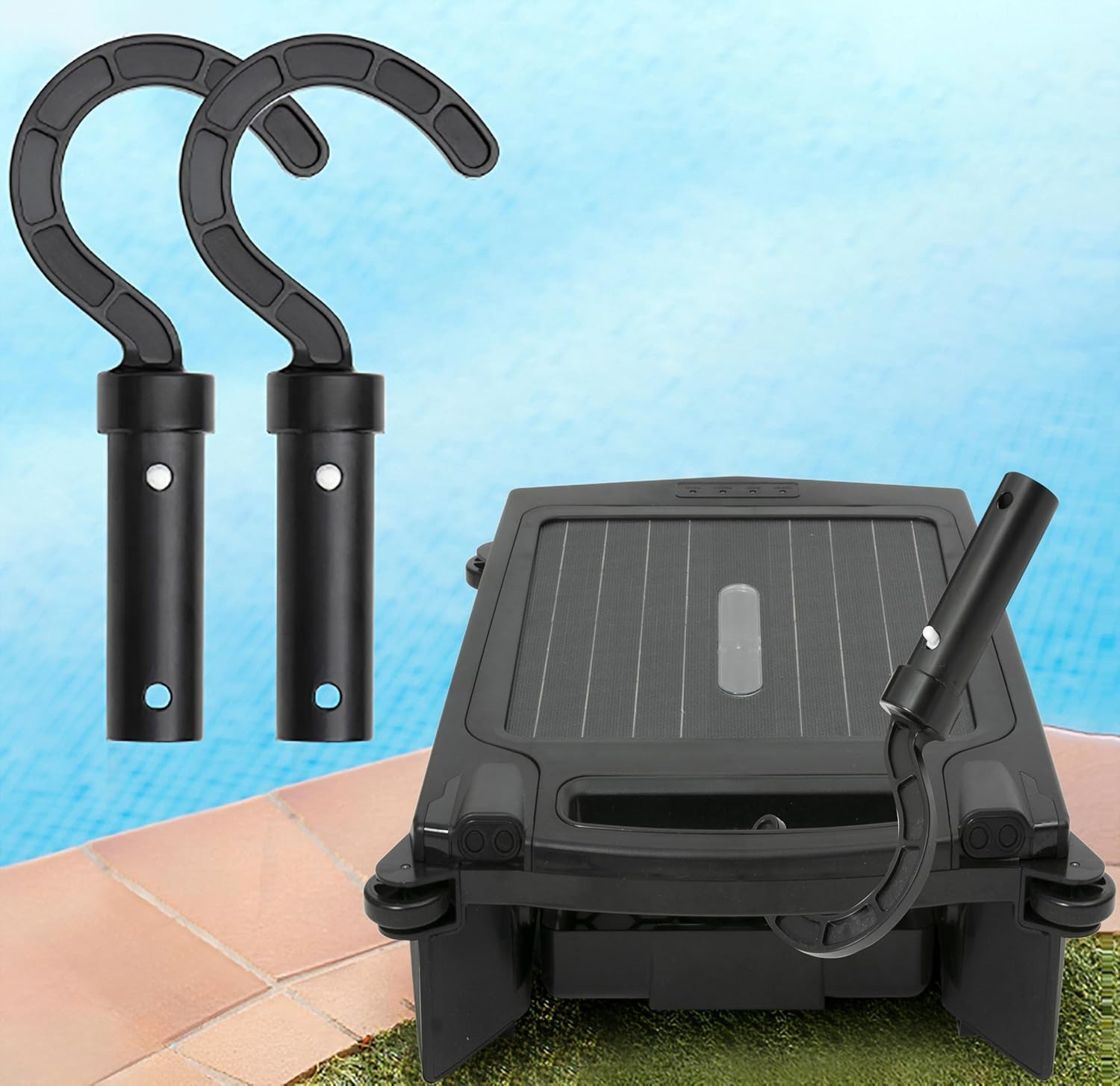 Universal 2 Pack Pool Cleaner Hooks – Perfect for All Surface and Underwater Use