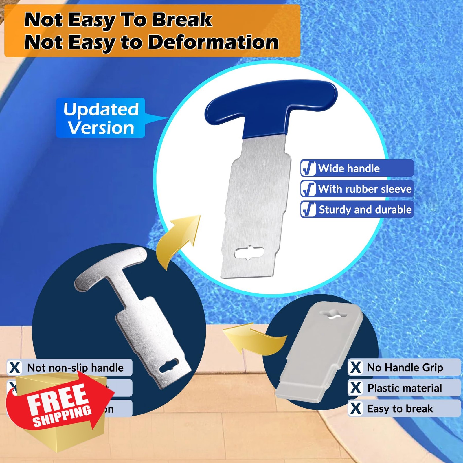 Vizava Pool Plug Removal Tool Blue