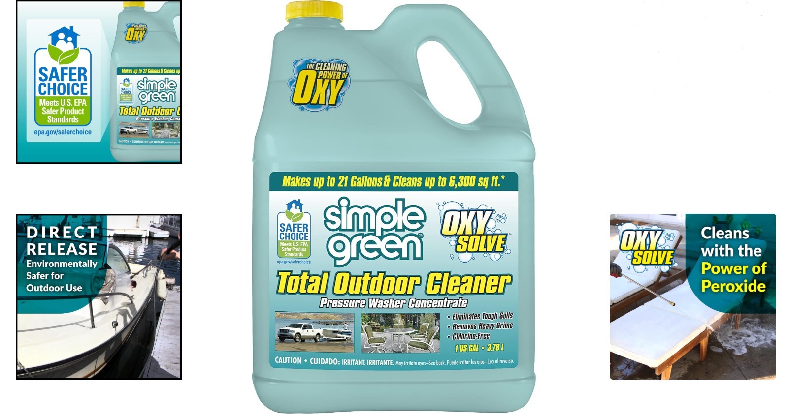 128 Fl Oz Oxy Solve Total Outdoor Concentrate – Perfect for Spring Cleaning!