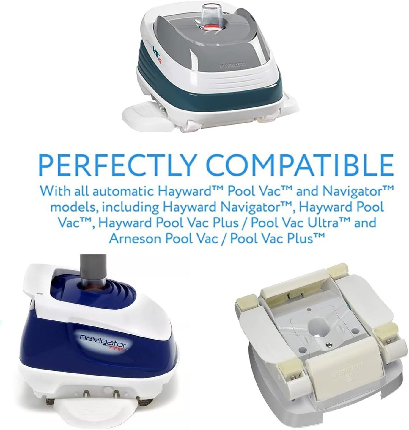 AXV414P For Hayward Navigator Pool Vac Ultra Large Shoes Concrete Pools HWN115
