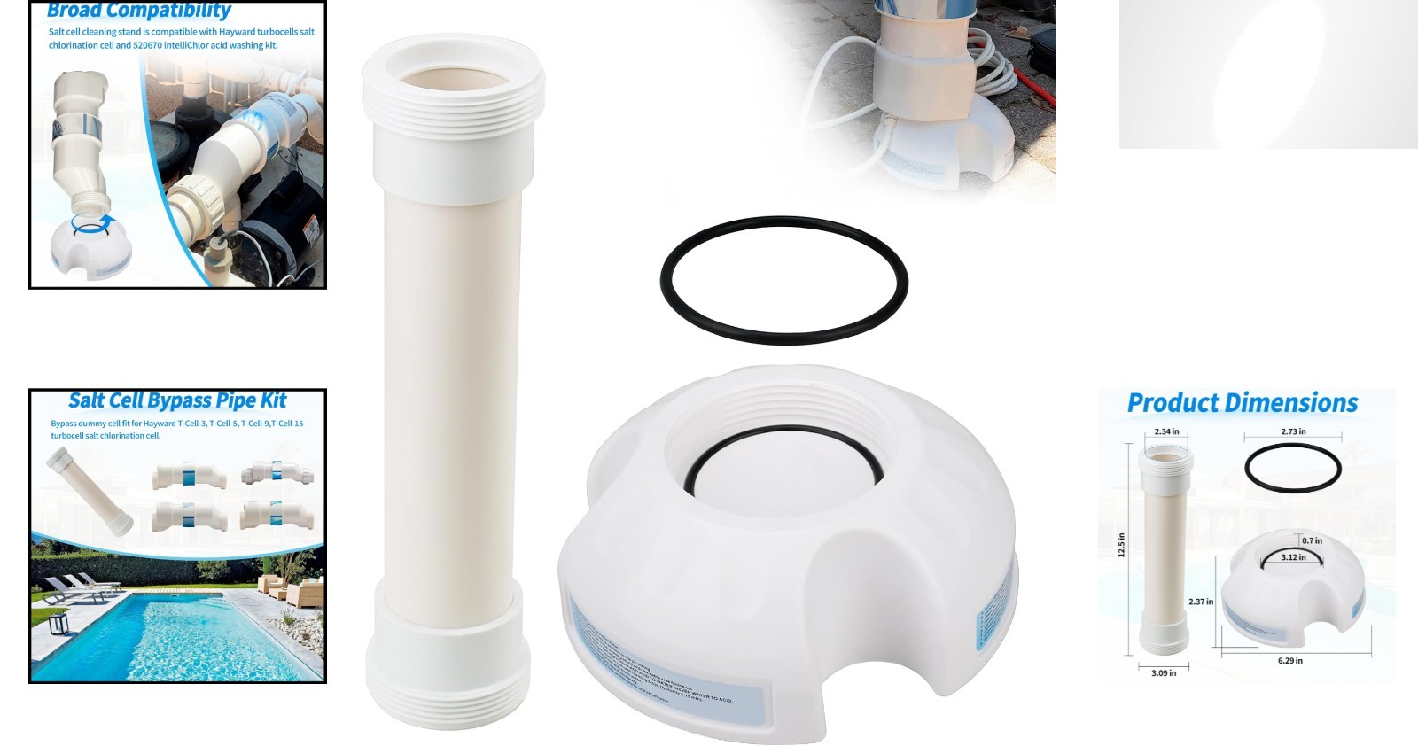 Hayward T-Cell Salt System Cleaning & Bypass Stand