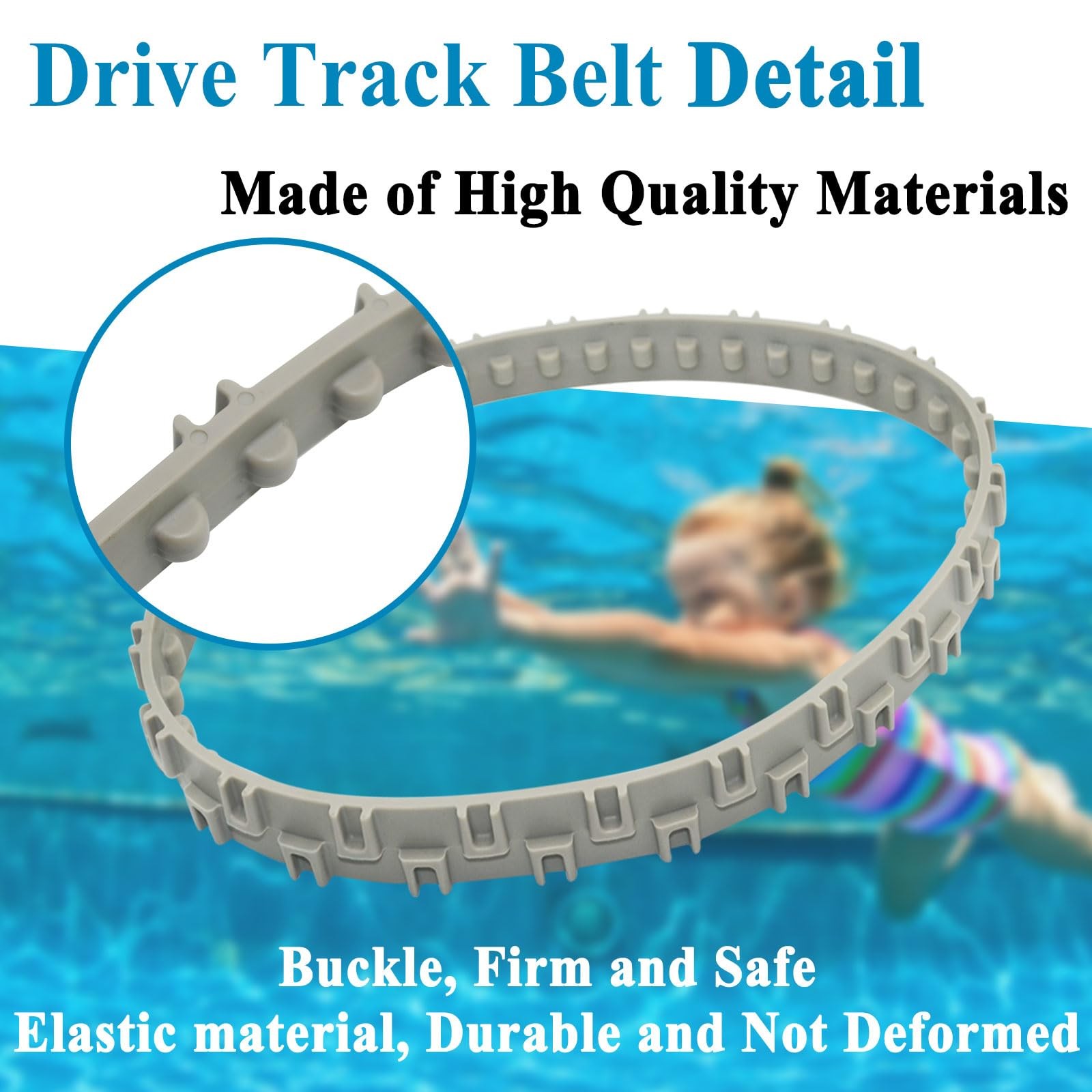 RCX97501GR Drive Track Belt Replacement for SharkVac XL Robotic Pool and Spa …