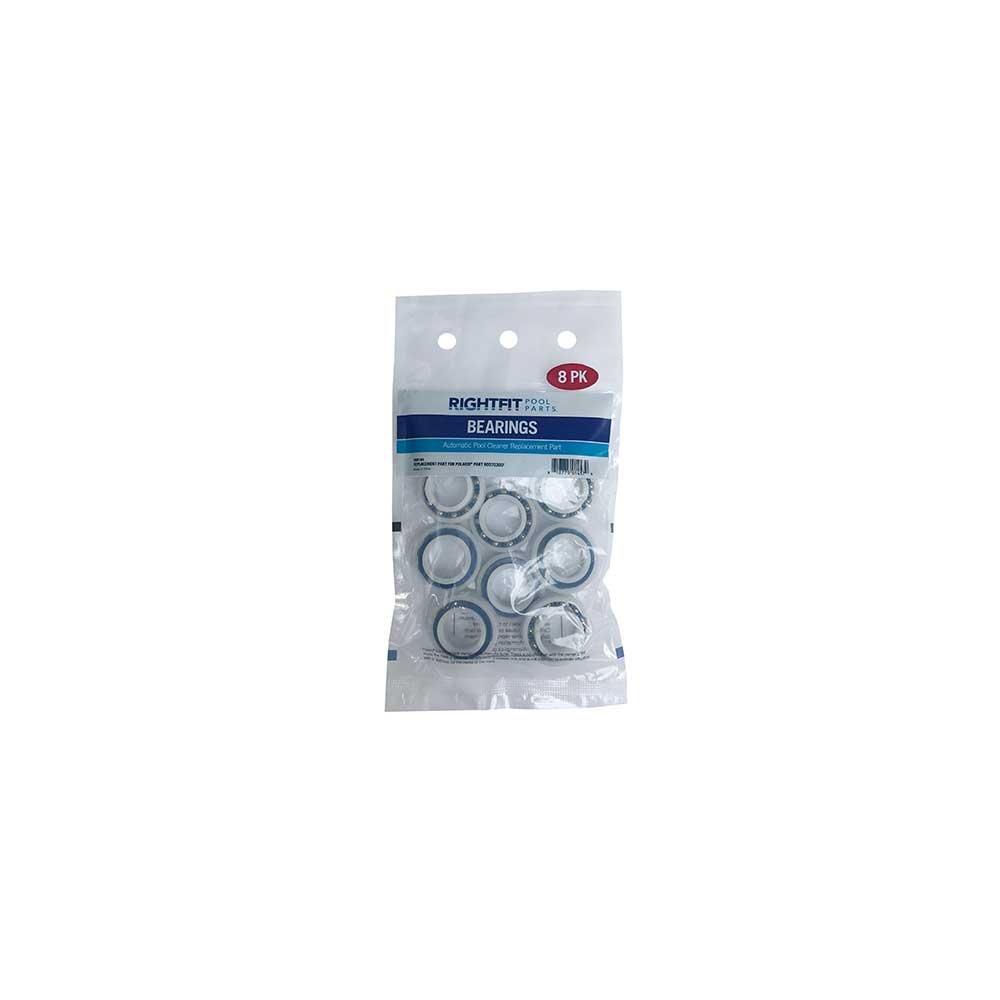 Right Fit Replacement Bearings for Polaris 180 and 280 Pool Cleaners, 8-Pack