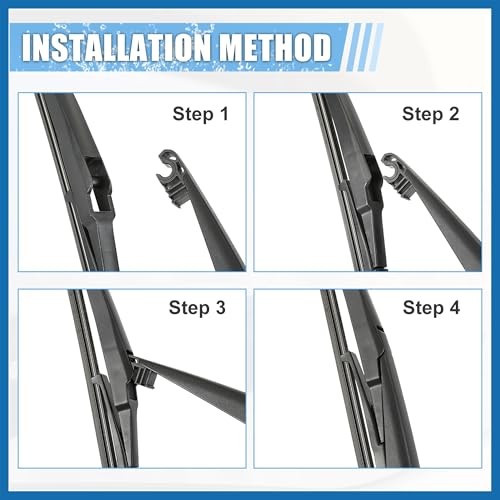 Rear Windshield Wiper Blade Arm Replacement Set OEM Quality Fit for Lexus