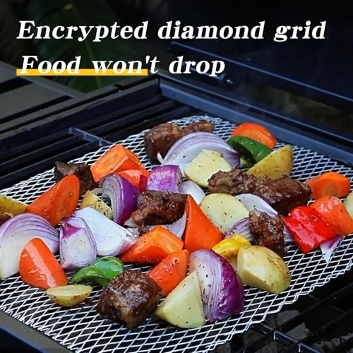 Grill Topper, 10 Pcs Disposable BBQ Grill Toppers, 12×16 in Non-Stick Heavy