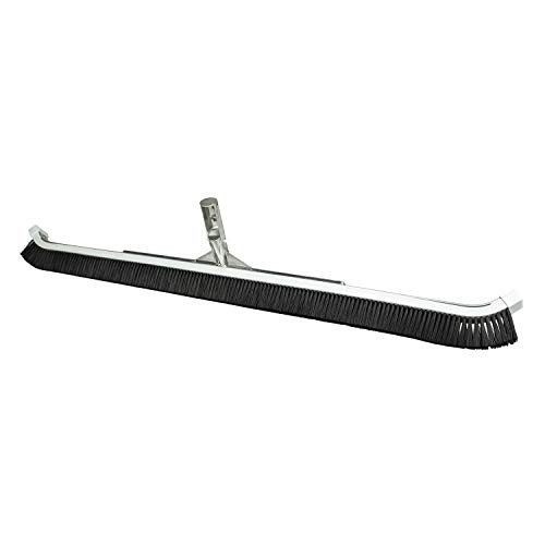 36-Inch Extra-Wide Commercial Swimming Pool Wall Brush, Heavy-Duty Aluminum