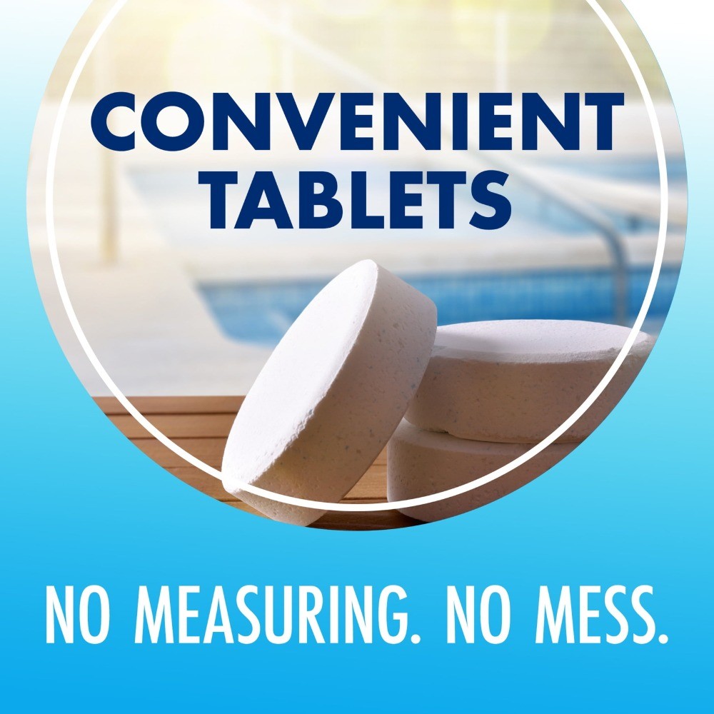 Swimming Pool Maintenance Tablets, 1 Pack, 24 Count