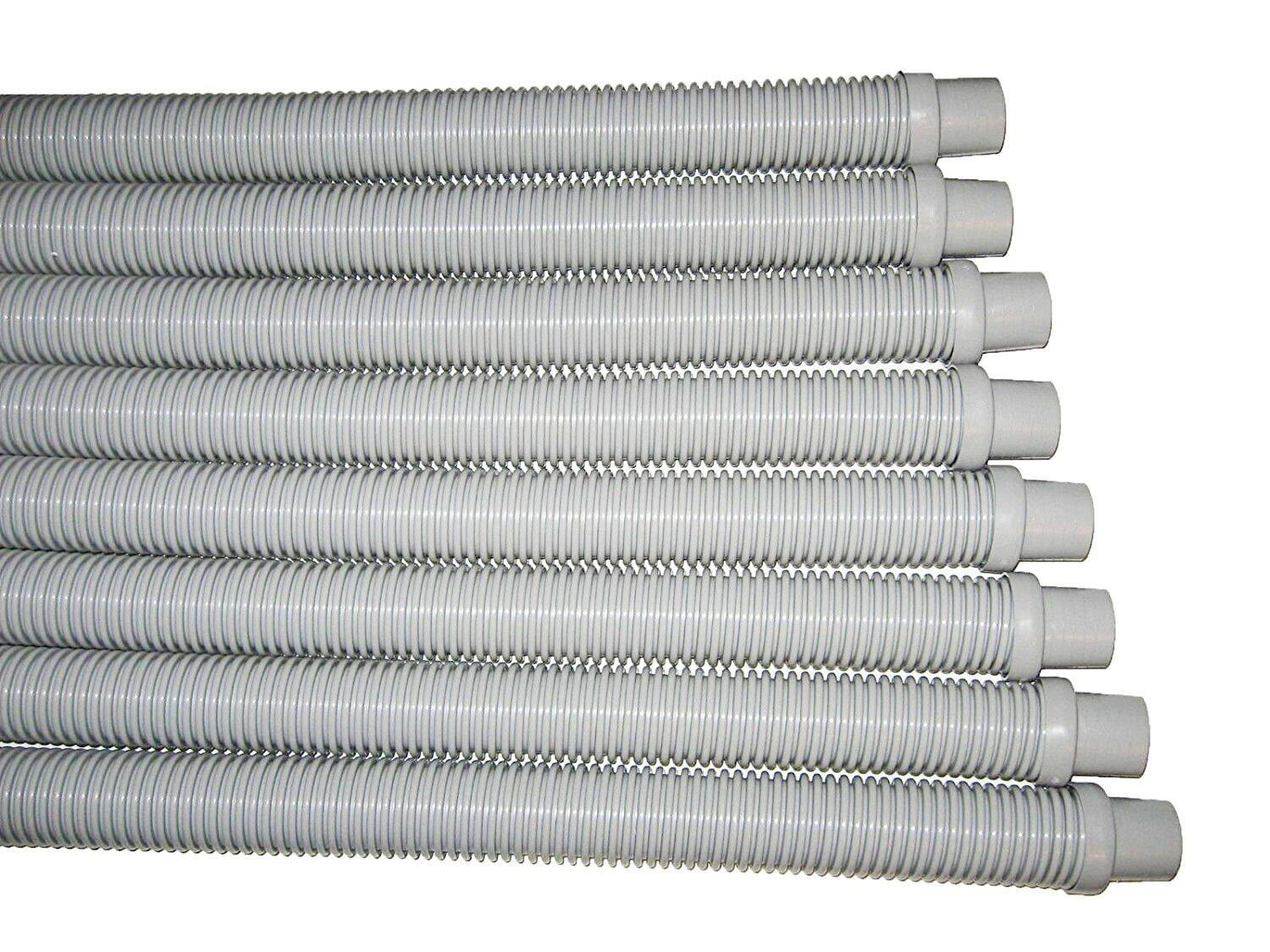 8 Hayward Navigator Pool Cleaner Replacement Pool Cleaner Hoses 4&prime; 32 ft LT Gray