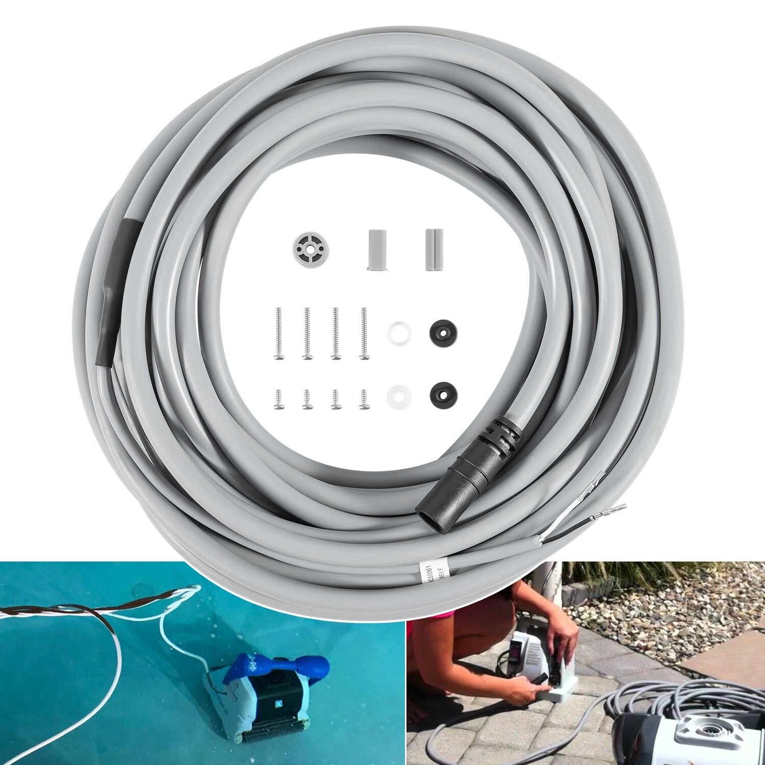 Replacement for Hayward SharkVAC XL Robotic Cleaner Floating Power Cord RCX50061