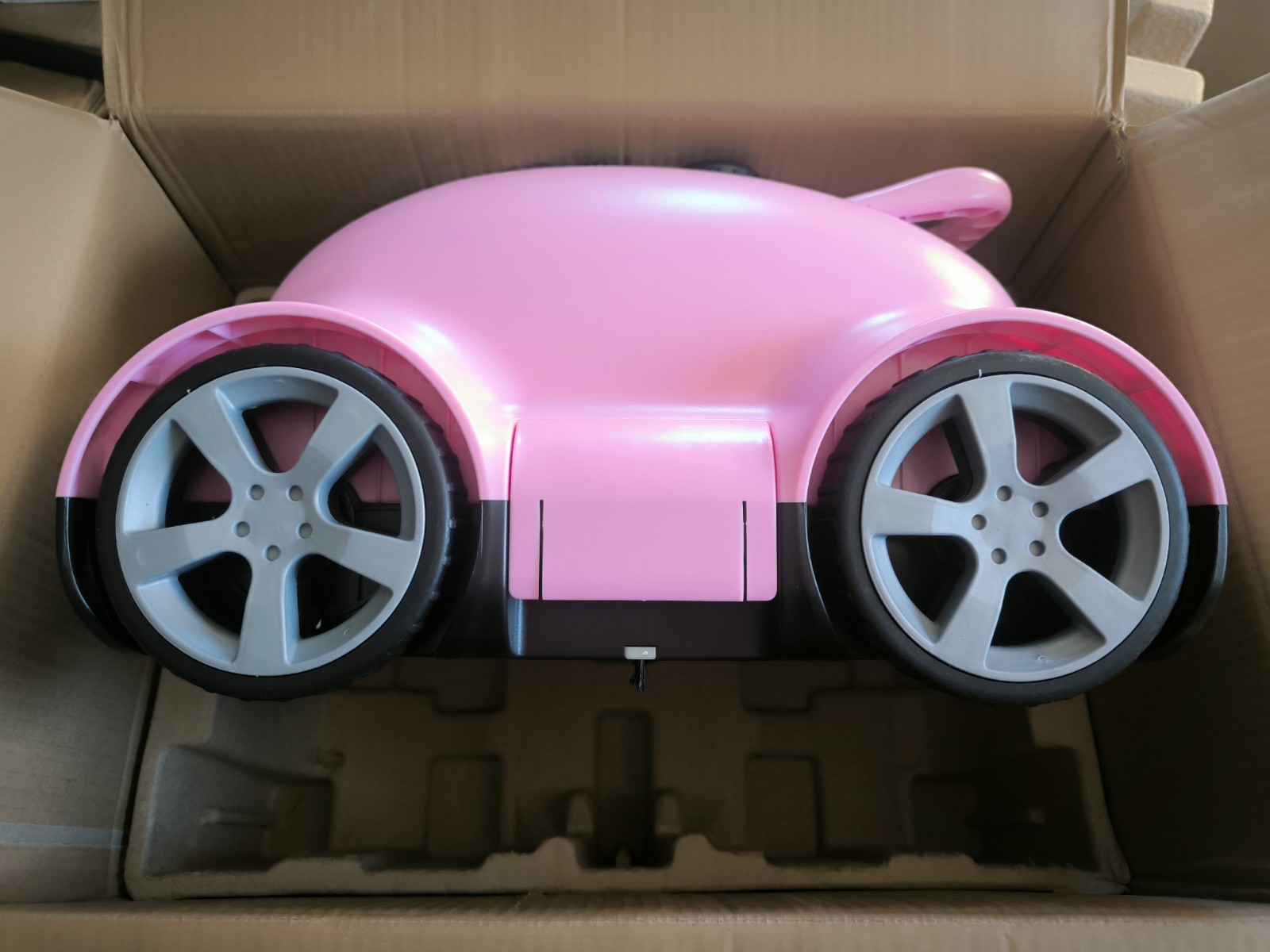 Cordless Robotic Pool Cleaner,Automatic Pool Vacuum Robot up to 2153 sq ft Pink