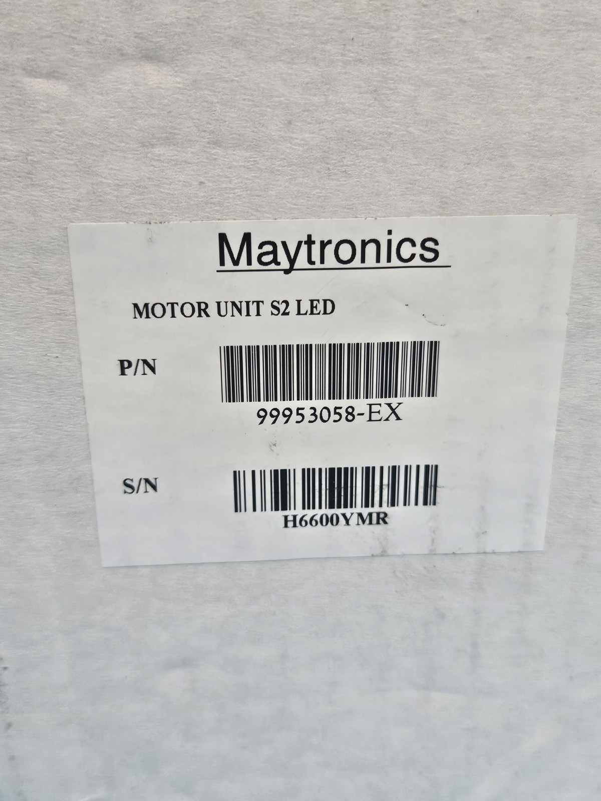 Genuine Maytronics Motor unit S2 With LED 99953058-EX – New Open Box