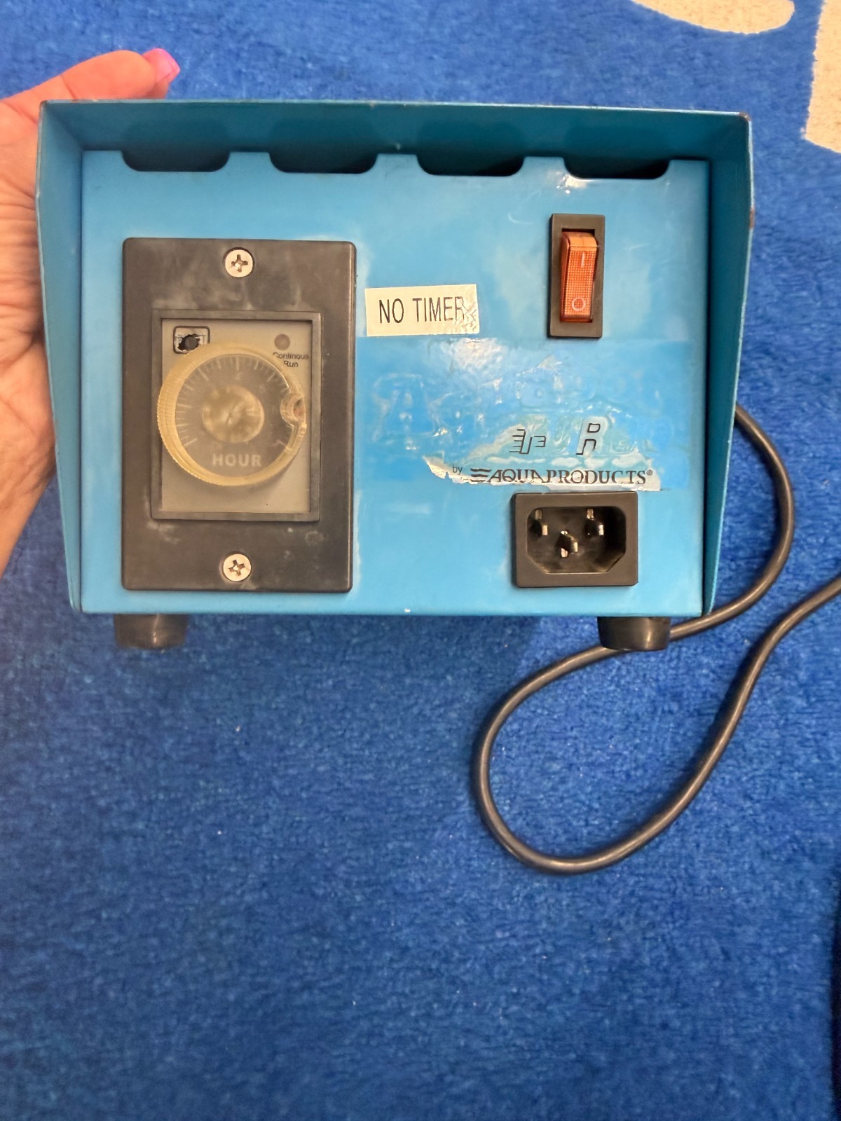 AQUABOT ® CLASSIC & AQUABOT TURBO POWER SUPPLY THREE PIN MALE SOCKET ( USED )