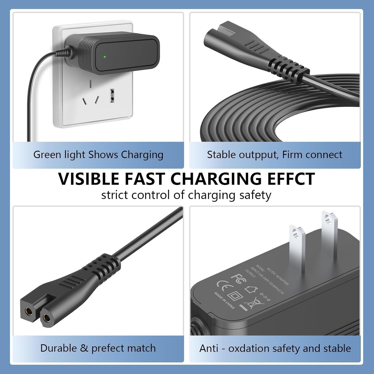 5V Charger for Kokido Xtrovac 100 110 200 Telsa Rechargeable Pool Vacuum