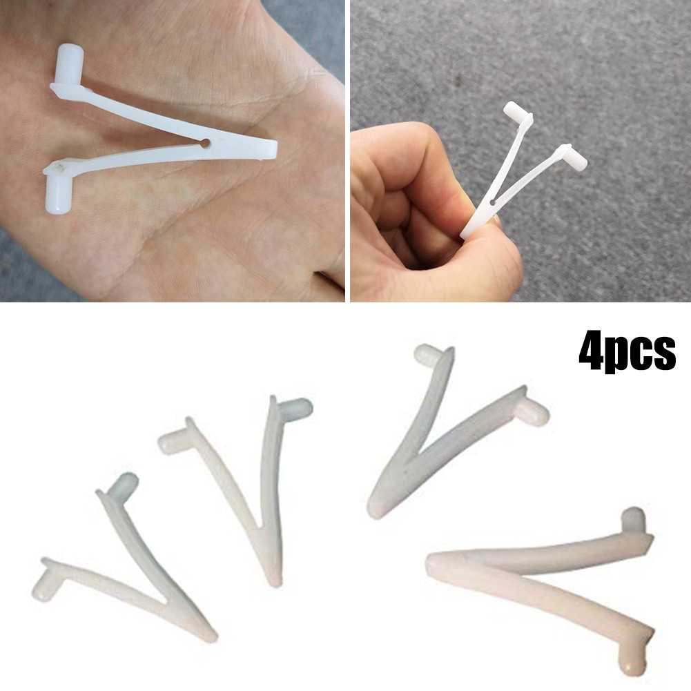 4 X V Style Wishbone Spring Clip For Swimming Pool Telescopic Poles V-clip