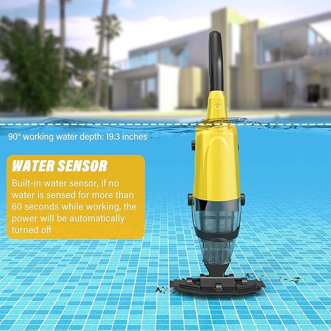 Cordless Rechargeable Pool Vacuum Handheld Pool Cleaner with Telescopic Pole Hot