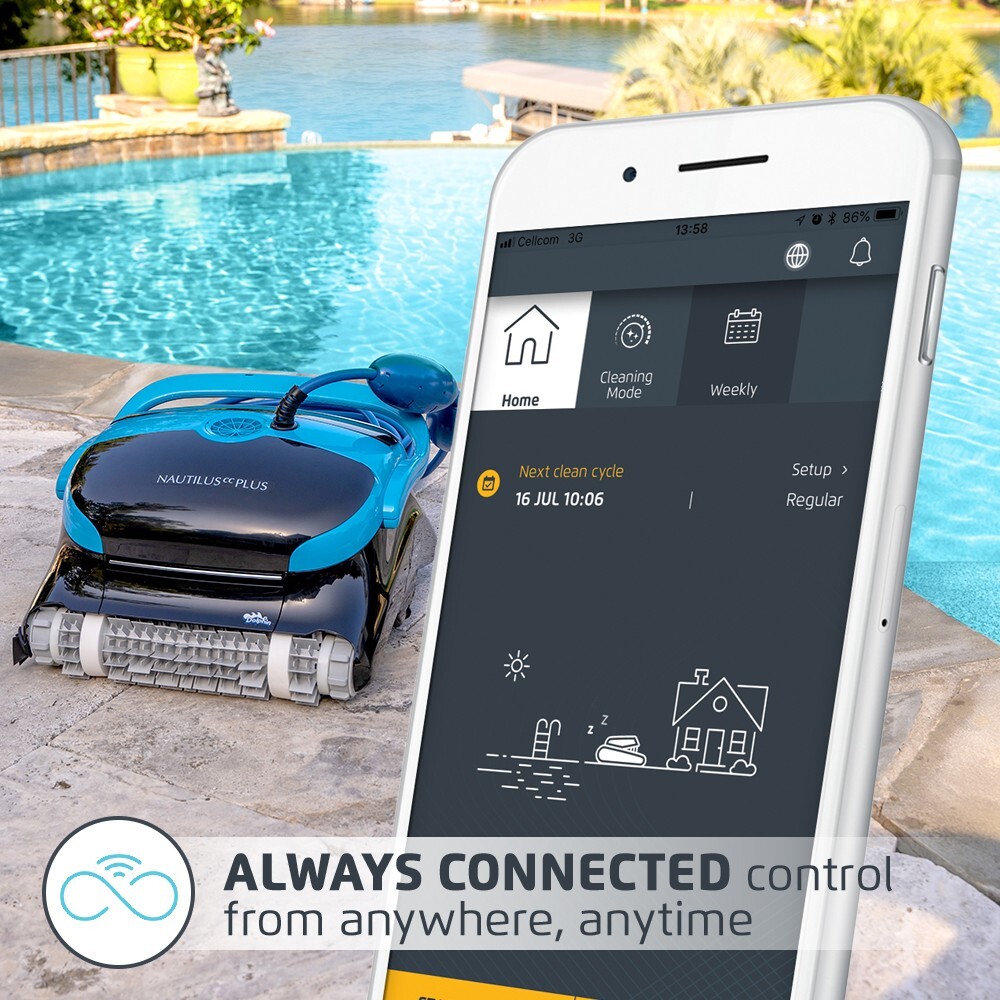 Dolphin Nautilus CC Plus with WIFI robotic pool cleaner 88886406-PCI