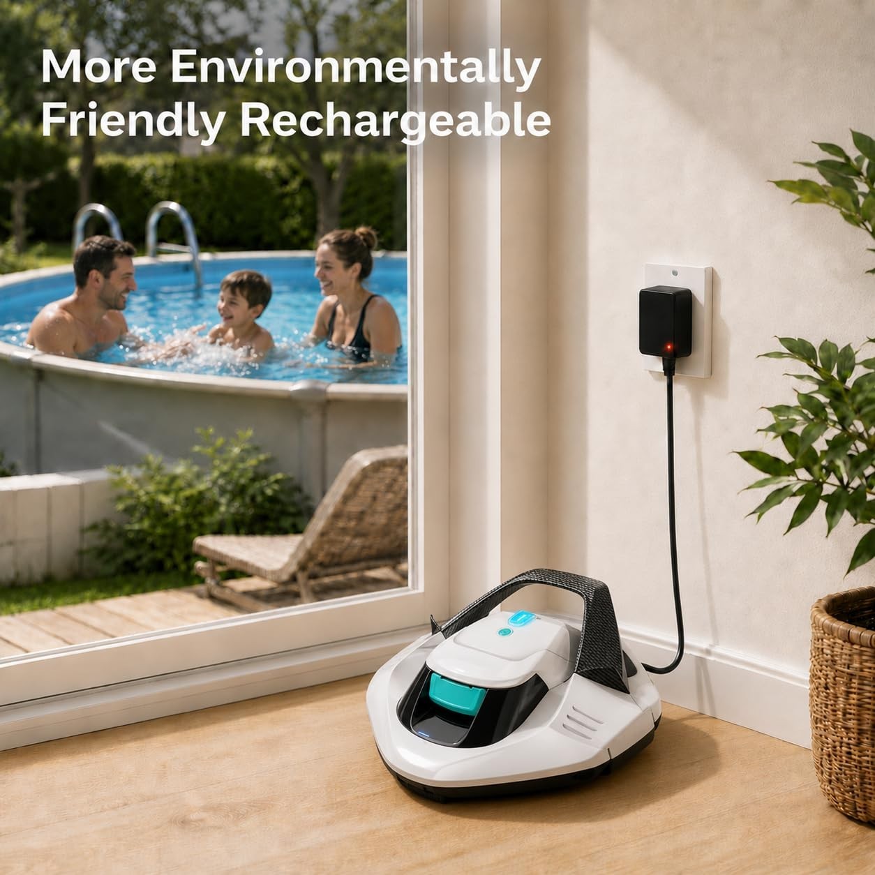 12.6V 1.8A Pool Cleaner Charger for Cordless Robotic Cleaners – Compatible Model