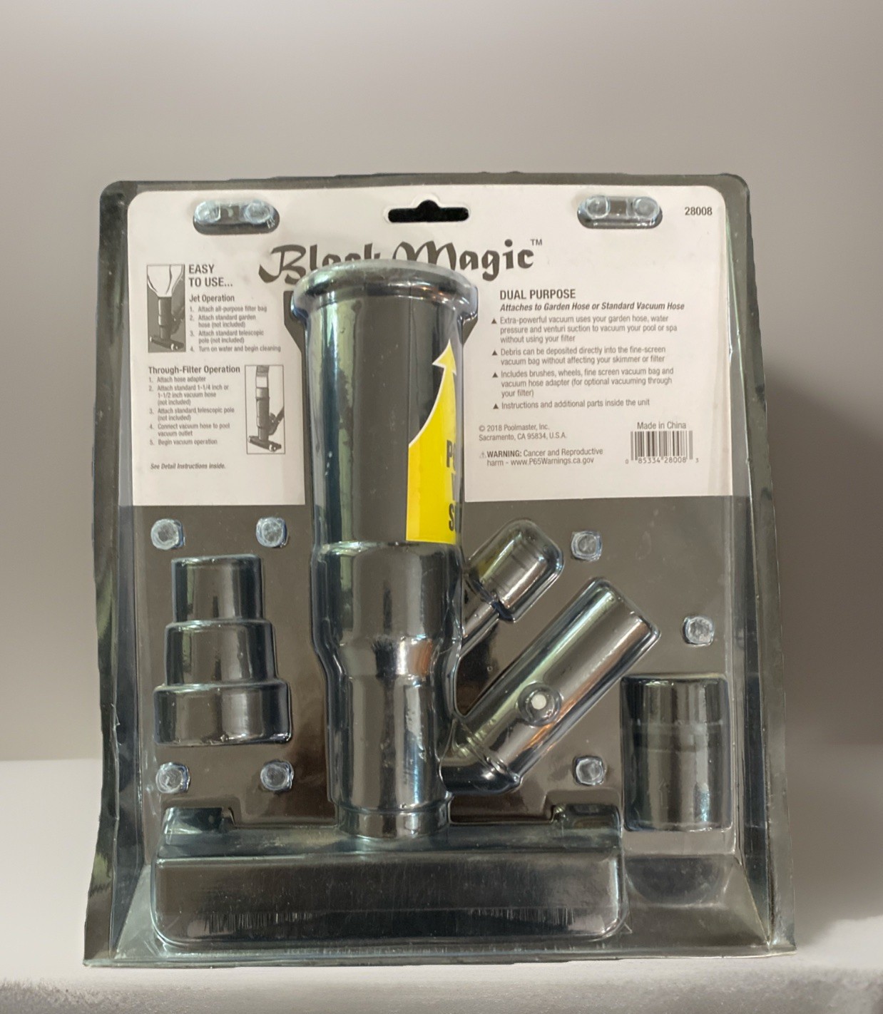 Black Magic Jet Vacuum By Pool master Pool & Spa Vacuum Garden Ponds Waterfalls
