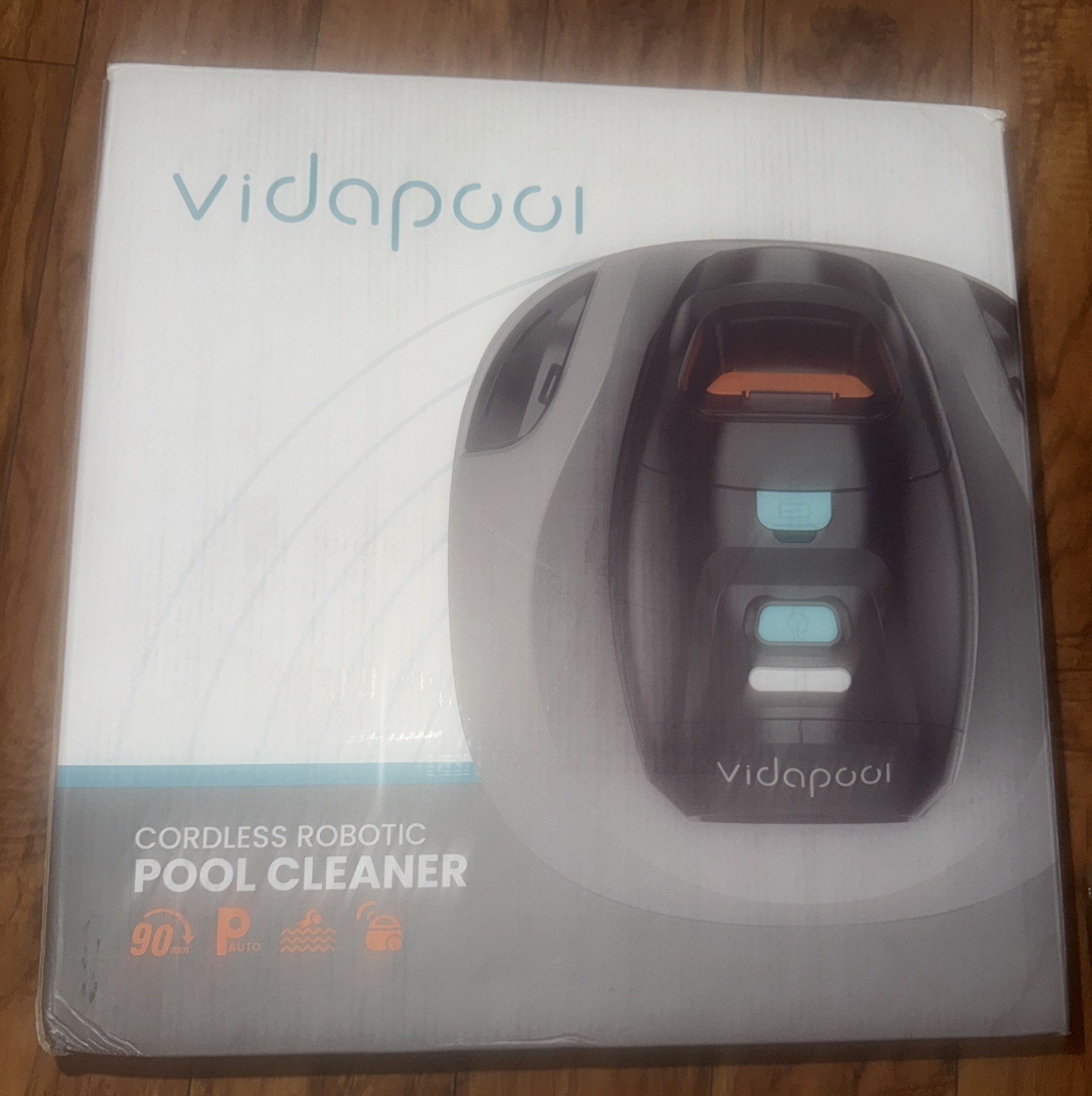 Vidapool Cordless Robotic Pool Vacuum Cleaner,Portable Swimming Pool Vacuum
