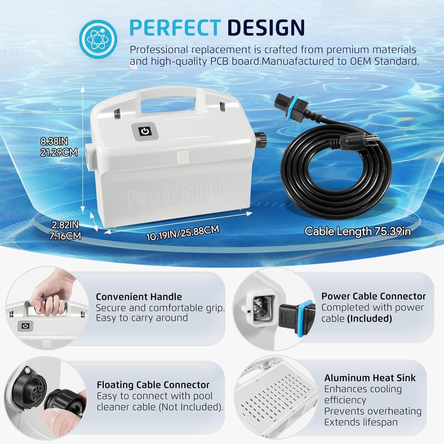 9995670 for Maytronics Dolphin Robotic Pool Cleaner Assy Power Supply Unit