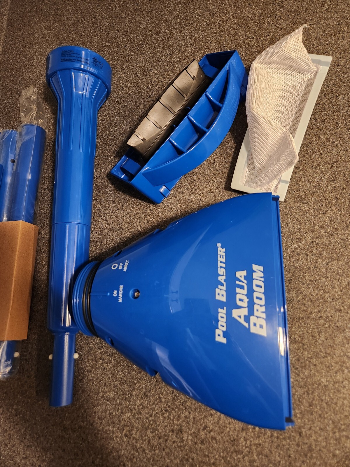 POOL BLASTER Aqua Broom XL Ultra Cordless Pool, Hot Tubs, Spa Vacuum Cleaner