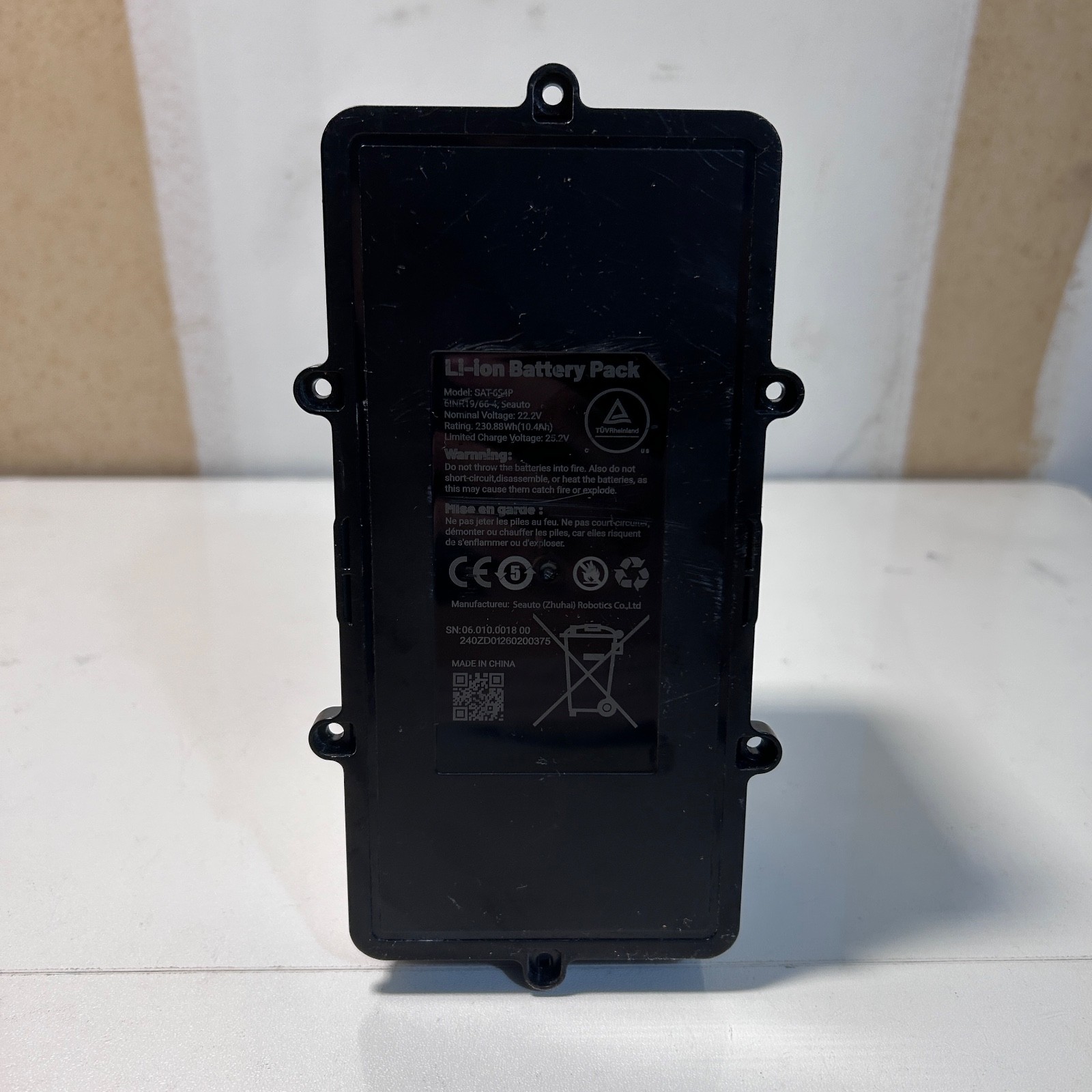Seauto SAT40 Cordless Robotic Pool Cleaner Li-ion Battery Pack
