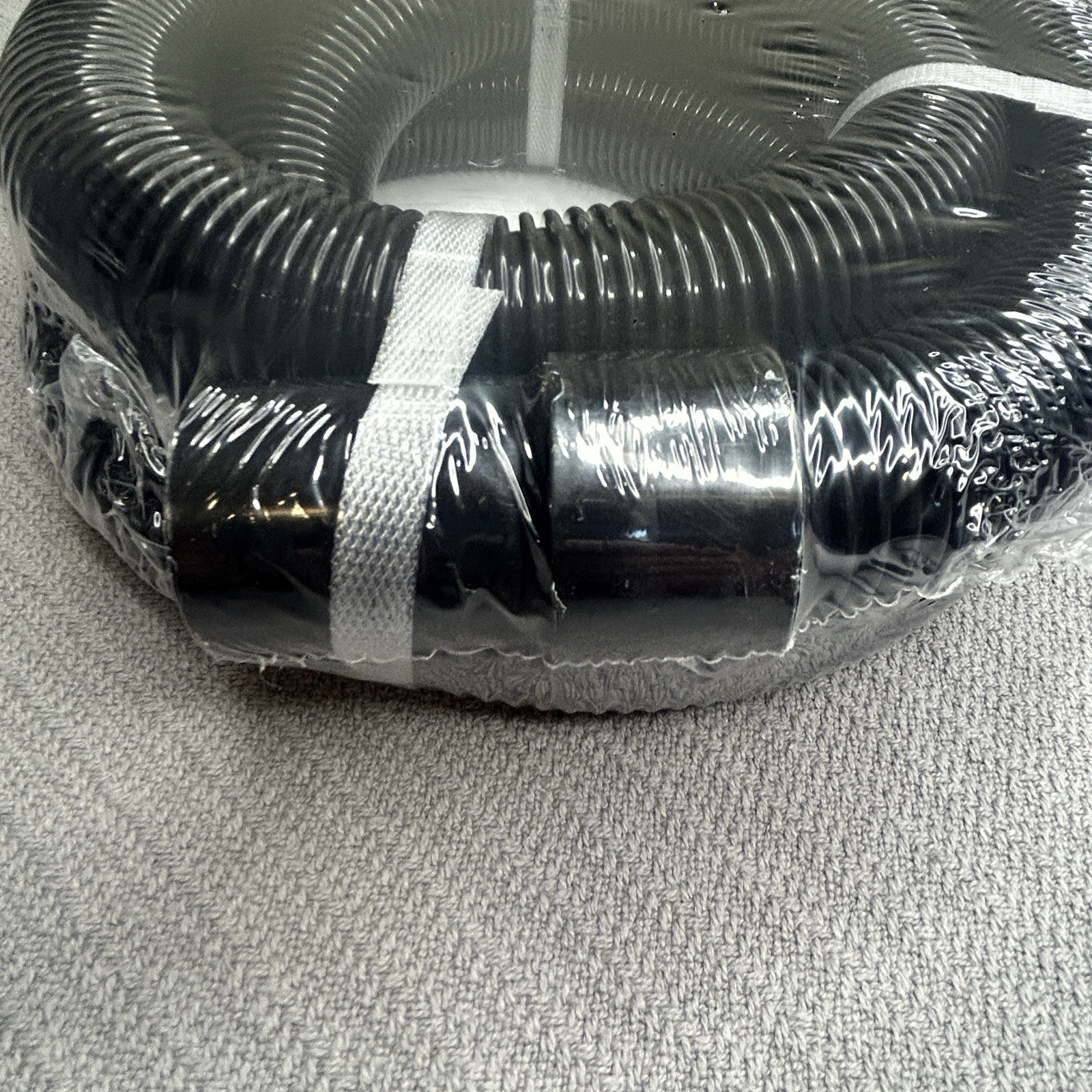 US Pool Supply 1.5in x 8ft Premium Heavy Duty Black Pool Filter Hose 2 Cuffs NEW