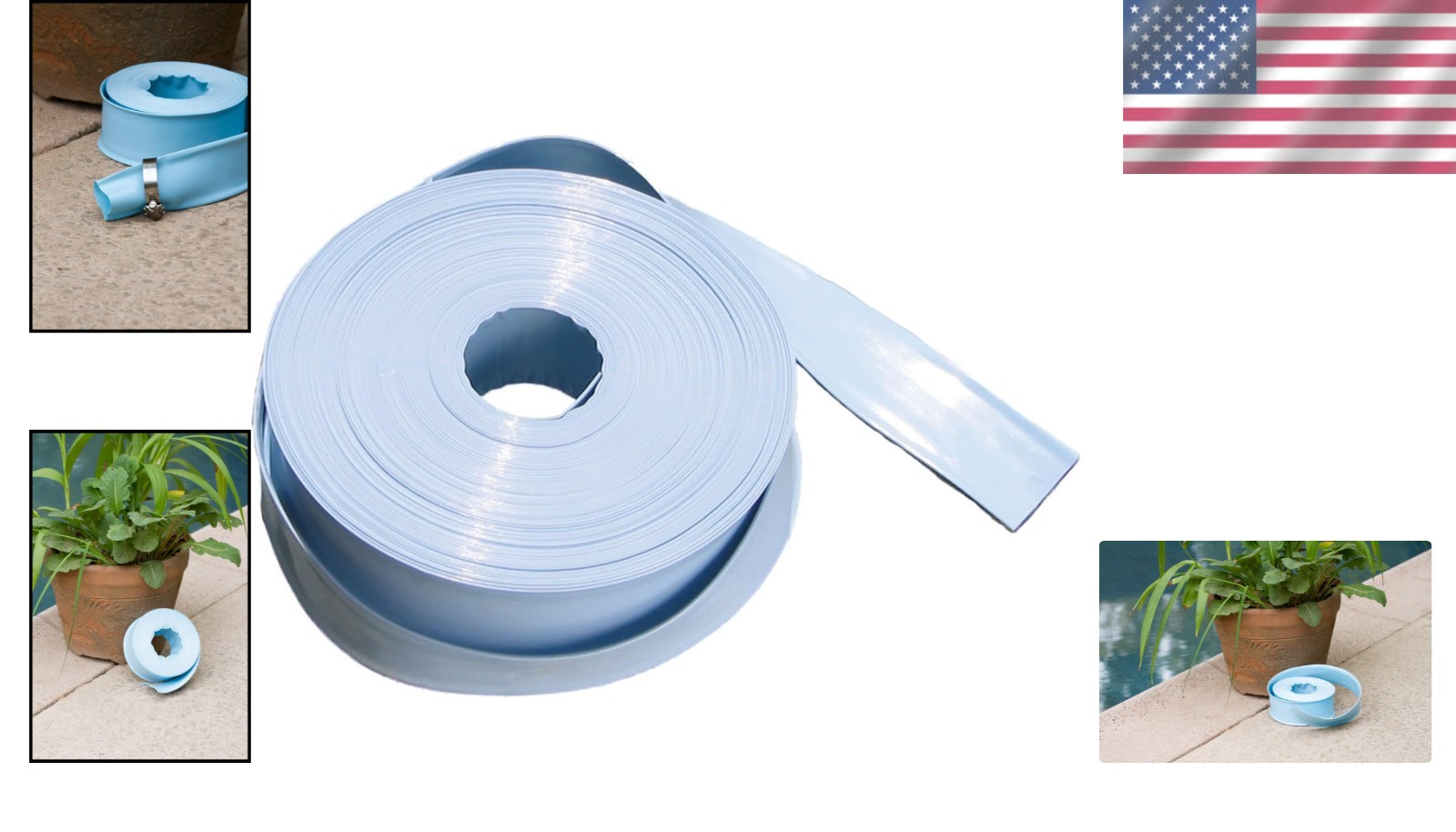 Flexible 25-Foot Pool Backwash Hose – Ideal for In-Ground and Above-Ground Pools