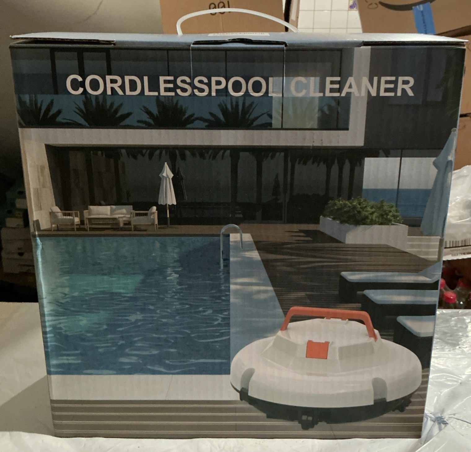 Cordless Pool Cleaner 120 Mins Working Hour Cordless Lightweight Self Parking