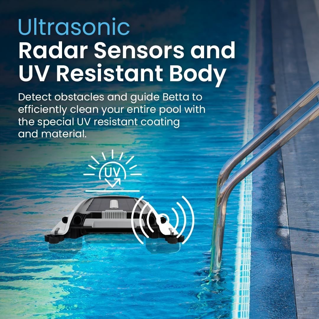 Aqua Dynamics Solar Automatic Pool Cleaner – UV Resistant & Obstacle Avoidance