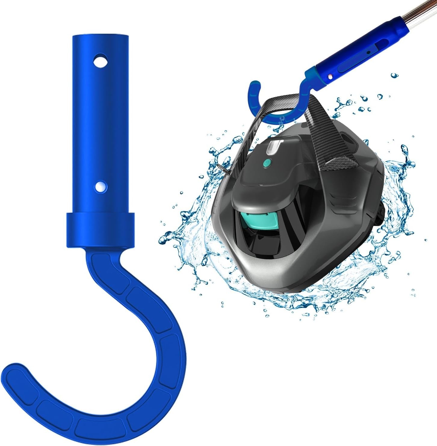 All-in-One Hook for Robotic Pool Cleaners – Perfect for Cordless, Above Ground