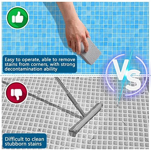 8 Pcs Pools Pumice Stone – Pool Cleaning Block Swimming Pumice Pool Tile 8pcs