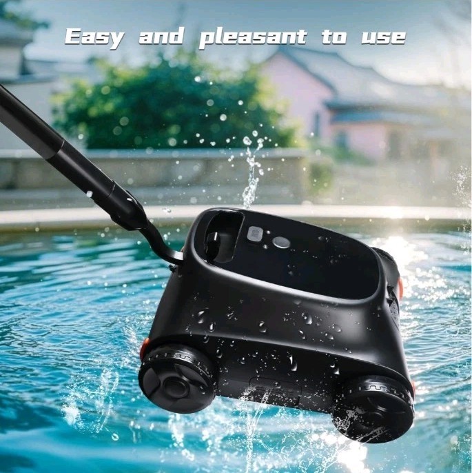 Zyerch Robotic Pool Cleaner Cordless Pool Vacuum 120 Min Self Parking