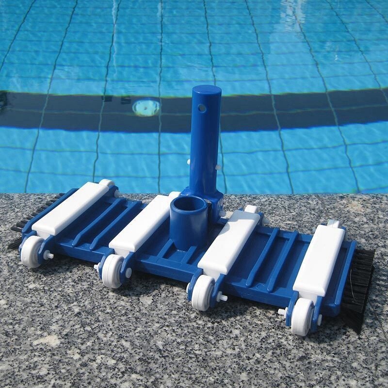 In-Ground & Above Ground Swimming Pool Weighted Vacuum Head w/ Side Brushes