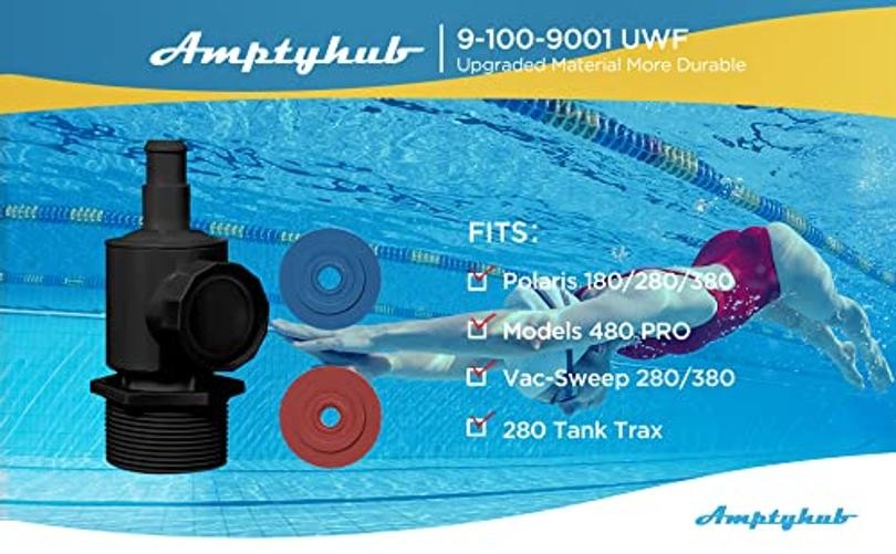 9-100-9005 UWF Connector Assembly Replacement for Zodiac Polaris Black Max