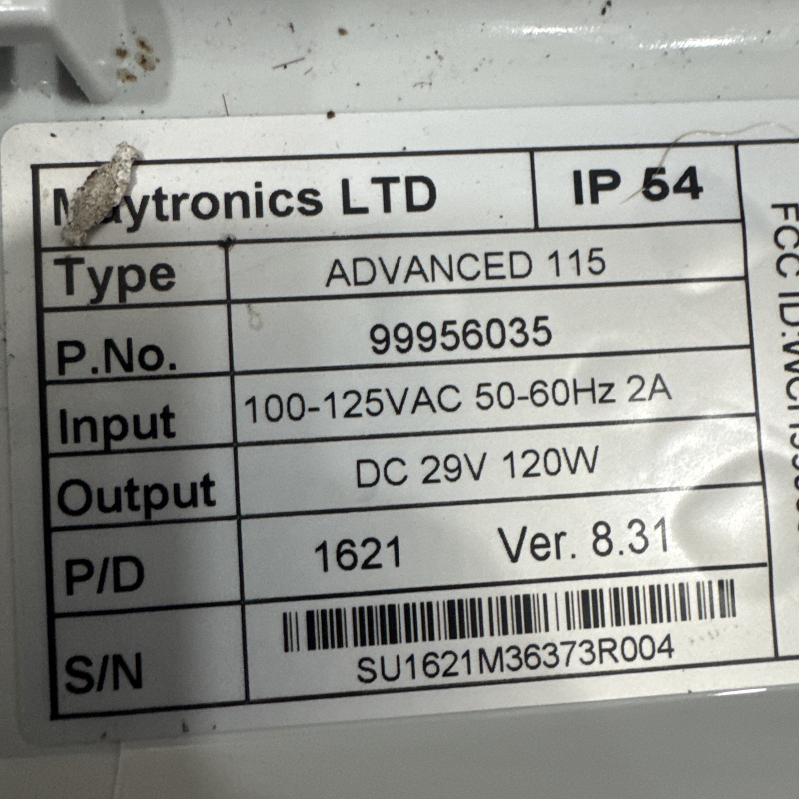 Maytronics Dolphin Advanced 115 Power Supply Control Unit 99956035 Bluetooth .