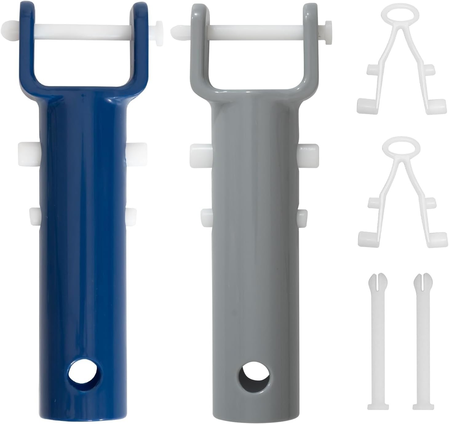 2Pcs Pool Vacuum Head Handle Replacement Parts with EZ Clip and Pin Set, Suit…