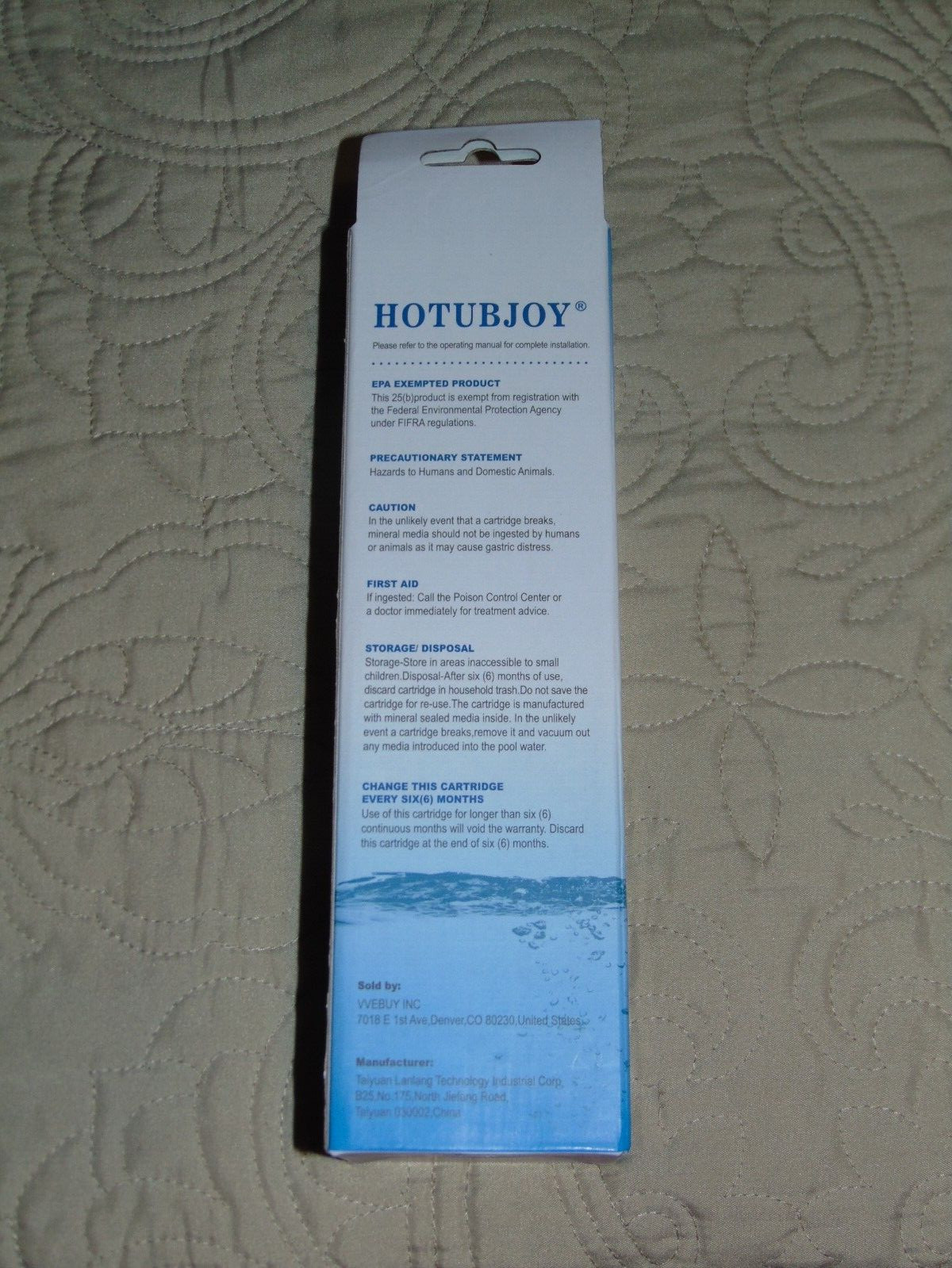 HOTTUBJOY MINERAL CARTRIDGE STICK FOR SPA AND POOL – FREE SHIPPING